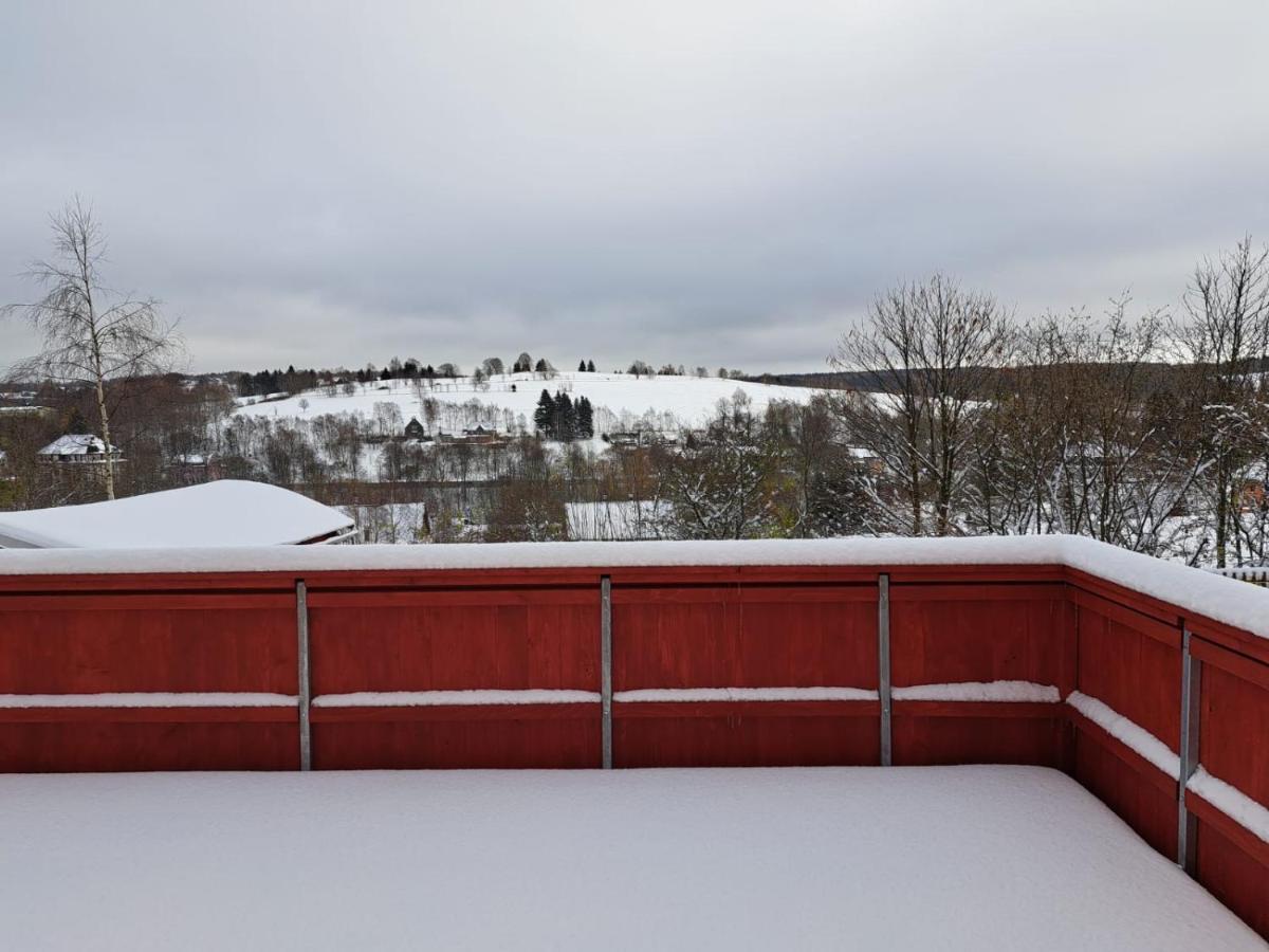 Ferienwohnung Boehmischerblick Barenstein Bagian luar foto